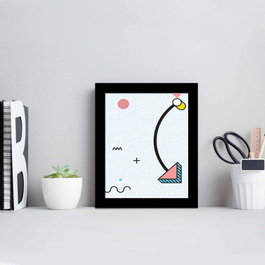 Wallity Cuadro Decorativo Enmarcado Multicolor SCT-071